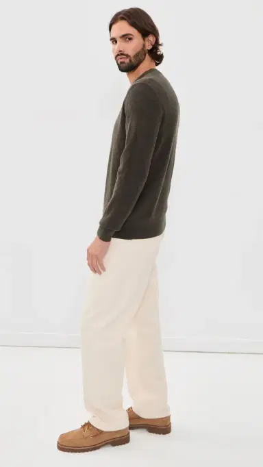 Faherty Jackson Crew Sweater Coast Brown | Thumbnail 4 Faherty Jackson Crew Sweater Coast Brown | Thumbnail 4