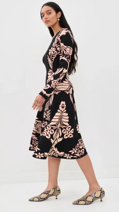 Ulla Johnson Nerissa Jacquard Dress | Thumbnail 5 Ulla Johnson Nerissa Jacquard Dress | Thumbnail 5