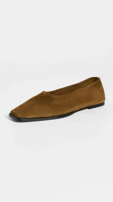 Staud Lewis Suede Flats | Thumbnail 2 Staud Lewis Suede Flats | Thumbnail 2