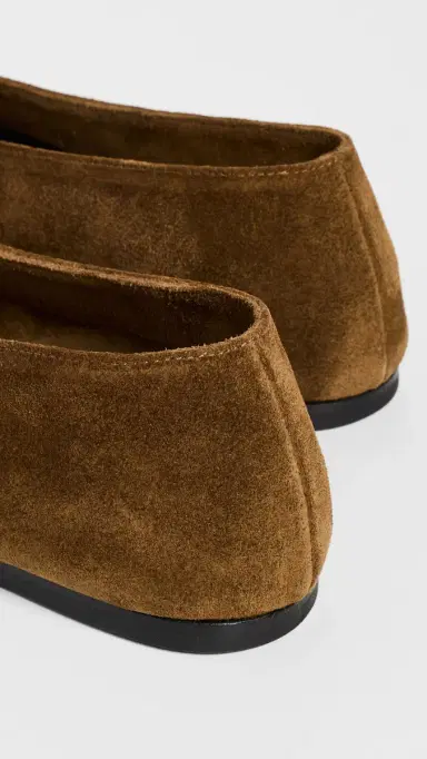 Staud Lewis Suede Flats | Thumbnail 4 Staud Lewis Suede Flats | Thumbnail 4