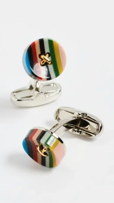 Paul Smith Button Cufflinks Multicolor. One Size | Thumbnail 2 Paul Smith Button Cufflinks Multicolor. One Size | Thumbnail 2