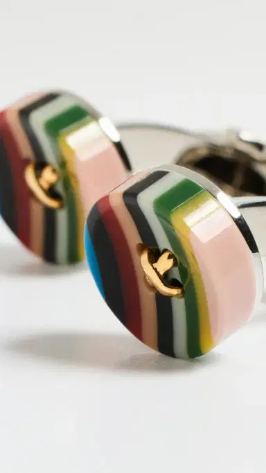 Paul Smith Button Cufflinks Multicolor. One Size | Thumbnail 4 Paul Smith Button Cufflinks Multicolor. One Size | Thumbnail 4