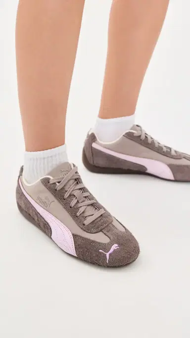 Puma Speedcat Brushed Luxe Sneakers Mouse Grey Gum | Thumbnail 3 Puma Speedcat Brushed Luxe Sneakers Mouse Grey Gum | Thumbnail 3