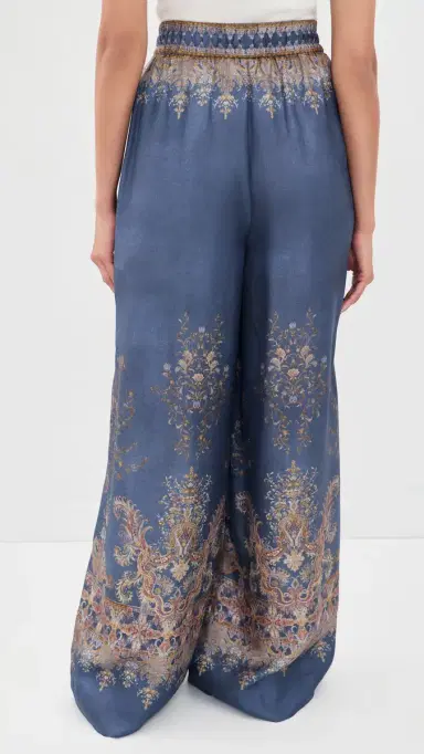 Zimmermann Valiant Track Pants Navy Paisley | Thumbnail 4 Zimmermann Valiant Track Pants Navy Paisley | Thumbnail 4