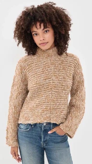Proenza Schouler White Label Pippa ulti Yarn Sweater Oat elange | Thumbnail 2 Proenza Schouler White Label Pippa ulti Yarn Sweater Oat elange | Thumbnail 2
