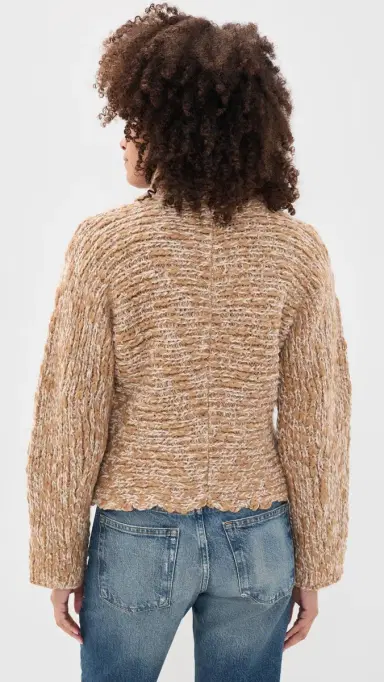 Proenza Schouler White Label Pippa ulti Yarn Sweater Oat elange | Thumbnail 3 Proenza Schouler White Label Pippa ulti Yarn Sweater Oat elange | Thumbnail 3