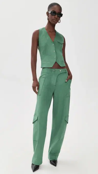 ALEXIS Aquila Faux Suede Vest Evergreen | Thumbnail 5 ALEXIS Aquila Faux Suede Vest Evergreen | Thumbnail 5