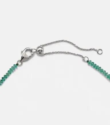 Kamyen 18kt black gold choker with emeralds and diamonds | Thumbnail 2 Kamyen 18kt black gold choker with emeralds and diamonds | Thumbnail 2