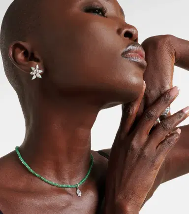 Kamyen 18kt black gold choker with emeralds and diamonds | Thumbnail 3 Kamyen 18kt black gold choker with emeralds and diamonds | Thumbnail 3