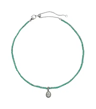 Kamyen 18kt black gold choker with emeralds and diamonds | Thumbnail 1 Kamyen 18kt black gold choker with emeralds and diamonds | Thumbnail 1