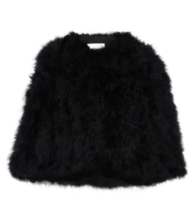 Yves Salomon Faux fur cape | Thumbnail 1 Yves Salomon Faux fur cape | Thumbnail 1