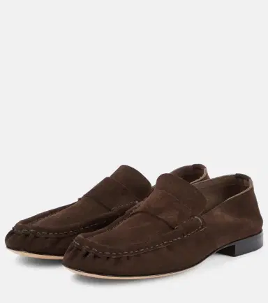The Row Suede penny loafers | Thumbnail 2 The Row Suede penny loafers | Thumbnail 2
