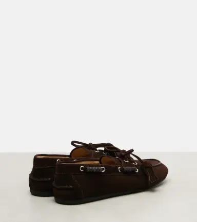 Miu Miu Beaded suede loafers | Thumbnail 3 Miu Miu Beaded suede loafers | Thumbnail 3