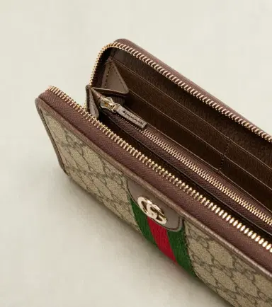 Gucci Ophidia leather-trimmed wallet | Thumbnail 3 Gucci Ophidia leather-trimmed wallet | Thumbnail 3