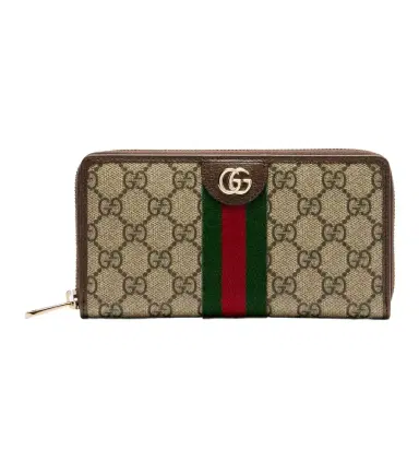 Gucci Ophidia leather-trimmed wallet | Thumbnail 1 Gucci Ophidia leather-trimmed wallet | Thumbnail 1