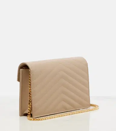 Saint Laurent Cassandre matelassé envelope leather wallet on chain | Thumbnail 4 Saint Laurent Cassandre matelassé envelope leather wallet on chain | Thumbnail 4