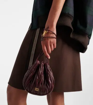 Miu Miu Matelassé leather bucket bag | Thumbnail 4 Miu Miu Matelassé leather bucket bag | Thumbnail 4