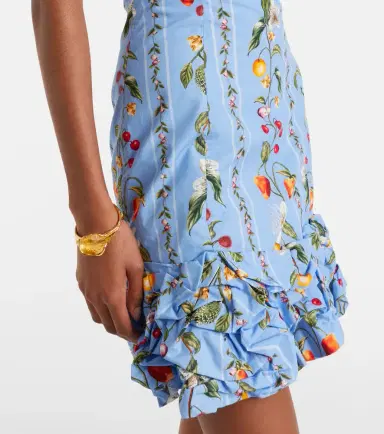 Agua by Agua Bendita Jardin printed off-shoulder cotton minidress | Thumbnail 2 Agua by Agua Bendita Jardin printed off-shoulder cotton minidress | Thumbnail 2