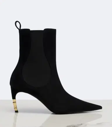 Gucci Embellished suede ankle boots | Thumbnail 3 Gucci Embellished suede ankle boots | Thumbnail 3