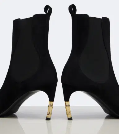Gucci Embellished suede ankle boots | Thumbnail 4 Gucci Embellished suede ankle boots | Thumbnail 4