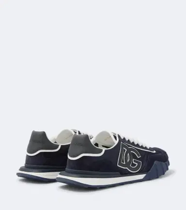 Dolce & Gabbana DG suede-trimmed canvas sneakers | Thumbnail 5 Dolce & Gabbana DG suede-trimmed canvas sneakers | Thumbnail 5