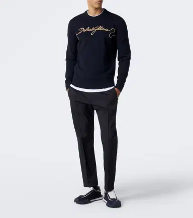 Dolce & Gabbana DG suede-trimmed canvas sneakers | Thumbnail 7 Dolce & Gabbana DG suede-trimmed canvas sneakers | Thumbnail 7