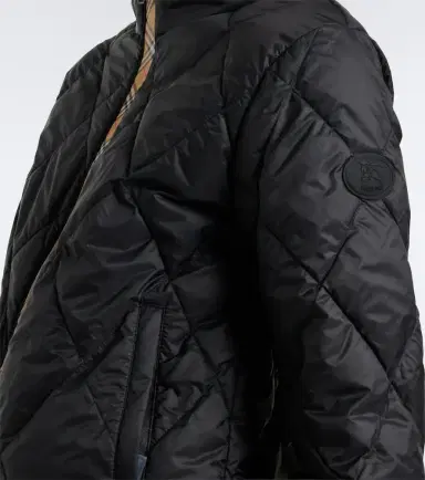 Burberry Check quilted puffer jacket | Thumbnail 4 Burberry Check quilted puffer jacket | Thumbnail 4