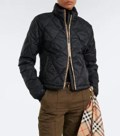 Burberry Check quilted puffer jacket | Thumbnail 5 Burberry Check quilted puffer jacket | Thumbnail 5