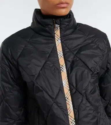 Burberry Check quilted puffer jacket | Thumbnail 6 Burberry Check quilted puffer jacket | Thumbnail 6