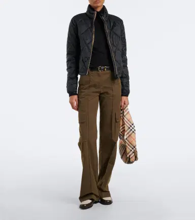 Burberry Check quilted puffer jacket | Thumbnail 7 Burberry Check quilted puffer jacket | Thumbnail 7