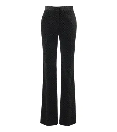 Tom Ford Polka-dot cotton velvet straight pants | Thumbnail 1 Tom Ford Polka-dot cotton velvet straight pants | Thumbnail 1