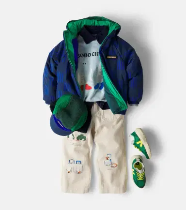 Bobo Choses Almost Moiré reversible jacket | Thumbnail 5 Bobo Choses Almost Moiré reversible jacket | Thumbnail 5