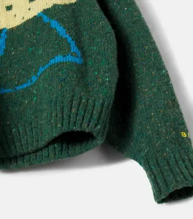 Bobo Choses Pixel Abduction jacquard sweater | Thumbnail 3 Bobo Choses Pixel Abduction jacquard sweater | Thumbnail 3