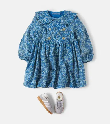 Bobo Choses Floral cotton corduroy dress | Thumbnail 4 Bobo Choses Floral cotton corduroy dress | Thumbnail 4