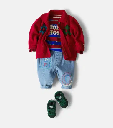 Bobo Choses Baby patch-appliqué cardigan | Thumbnail 4 Bobo Choses Baby patch-appliqué cardigan | Thumbnail 4