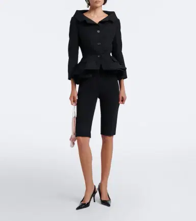 Magda Butrym Peplum wool blazer | Thumbnail 4 Magda Butrym Peplum wool blazer | Thumbnail 4