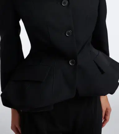 Magda Butrym Peplum wool blazer | Thumbnail 5 Magda Butrym Peplum wool blazer | Thumbnail 5