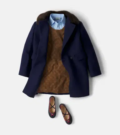 Gucci Kids Teddy-trimmed wool-blend coat | Thumbnail 4 Gucci Kids Teddy-trimmed wool-blend coat | Thumbnail 4