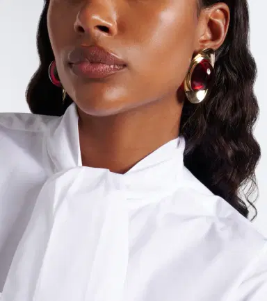 Givenchy Sculpted Gem embellished stud earrings | Thumbnail 3 Givenchy Sculpted Gem embellished stud earrings | Thumbnail 3