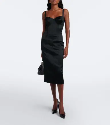 Dolce & Gabbana Satin corset dress | Thumbnail 3 Dolce & Gabbana Satin corset dress | Thumbnail 3