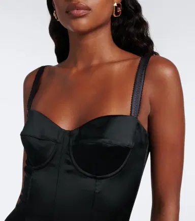 Dolce & Gabbana Satin corset dress | Thumbnail 6 Dolce & Gabbana Satin corset dress | Thumbnail 6
