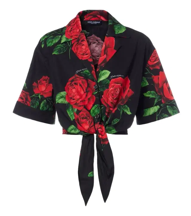 Floral cotton shirt Floral cotton shirt