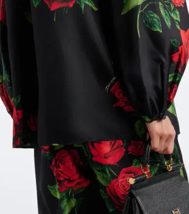 Dolce & Gabbana Floral silk satin blouse | Thumbnail 4 Dolce & Gabbana Floral silk satin blouse | Thumbnail 4