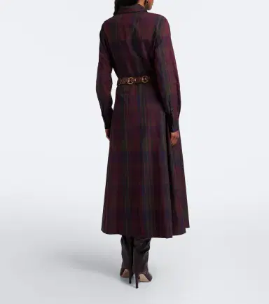 Polo Ralph Lauren Plaid cotton-blend shirt dress | Thumbnail 2 Polo Ralph Lauren Plaid cotton-blend shirt dress | Thumbnail 2
