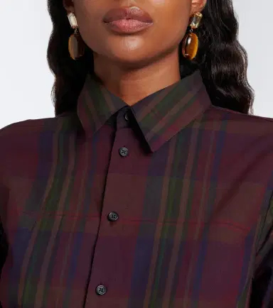 Polo Ralph Lauren Plaid cotton-blend shirt dress | Thumbnail 4 Polo Ralph Lauren Plaid cotton-blend shirt dress | Thumbnail 4