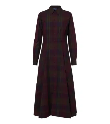Polo Ralph Lauren Plaid cotton-blend shirt dress | Thumbnail 1 Polo Ralph Lauren Plaid cotton-blend shirt dress | Thumbnail 1