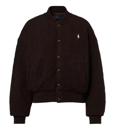 Polo Ralph Lauren Cable-knit wool and cashmere bomber jacket | Thumbnail 1 Polo Ralph Lauren Cable-knit wool and cashmere bomber jacket | Thumbnail 1