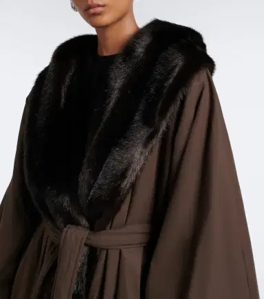 Magda Butrym Cotton wrap coat | Thumbnail 4 Magda Butrym Cotton wrap coat | Thumbnail 4