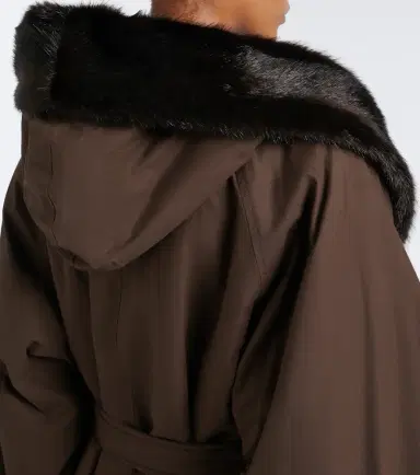 Magda Butrym Cotton wrap coat | Thumbnail 6 Magda Butrym Cotton wrap coat | Thumbnail 6