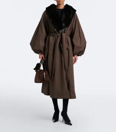 Magda Butrym Cotton wrap coat | Thumbnail 7 Magda Butrym Cotton wrap coat | Thumbnail 7